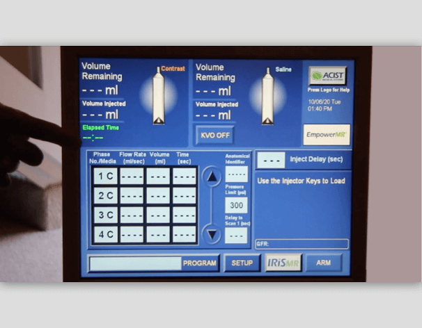 Overview of the User Interface and Functionality of the MR Remote Screen for the EmpowerMR Injector System